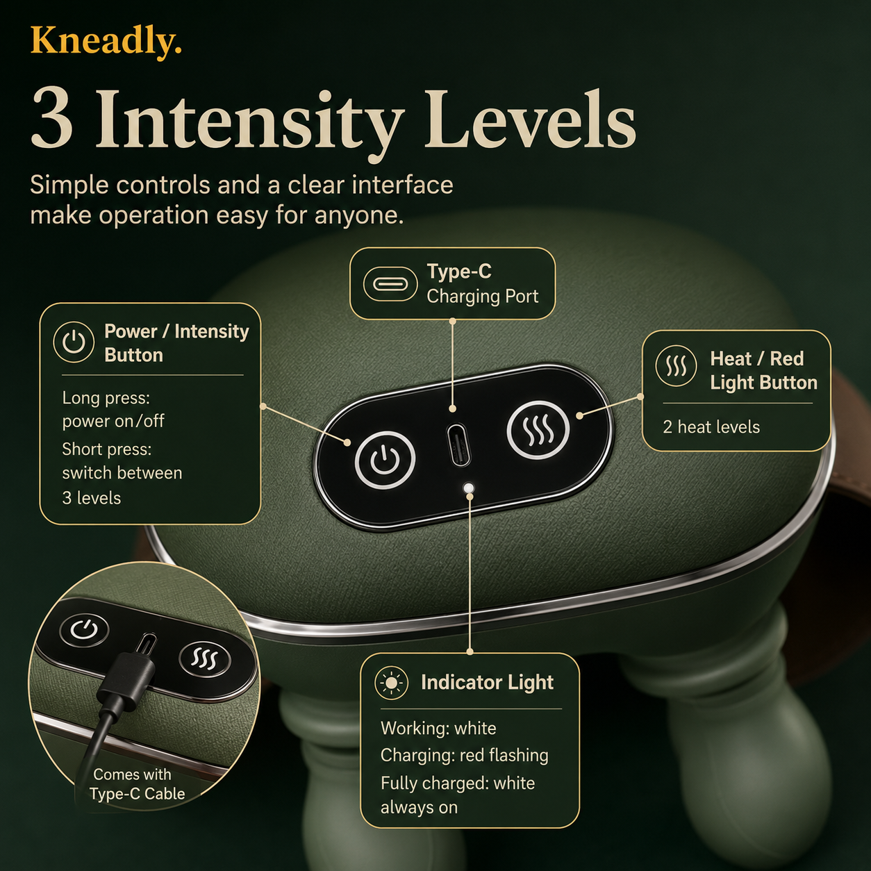 The Kneadly Pro massager